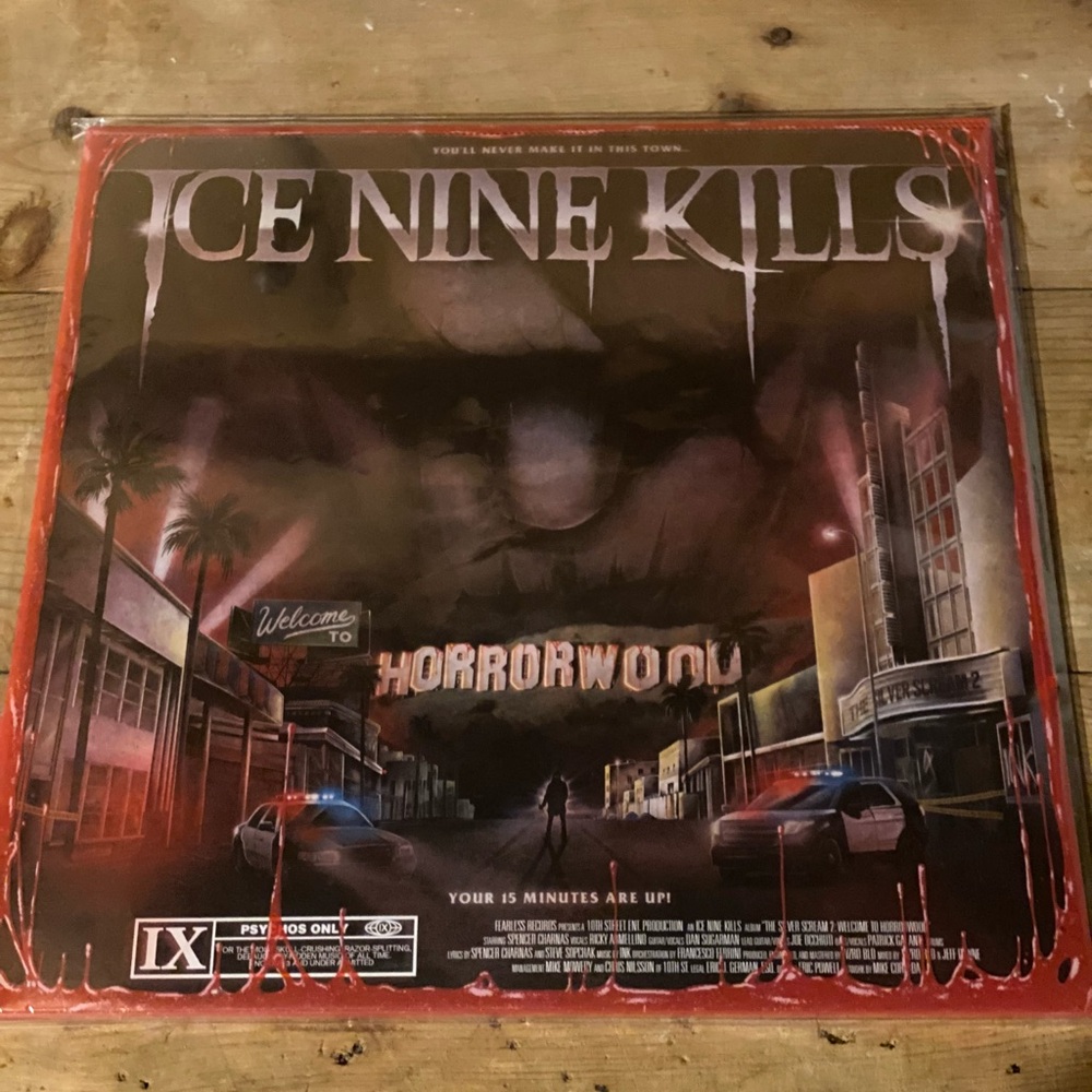 Ice Nine Kills Horrorwood Deluxe bloody raincoat